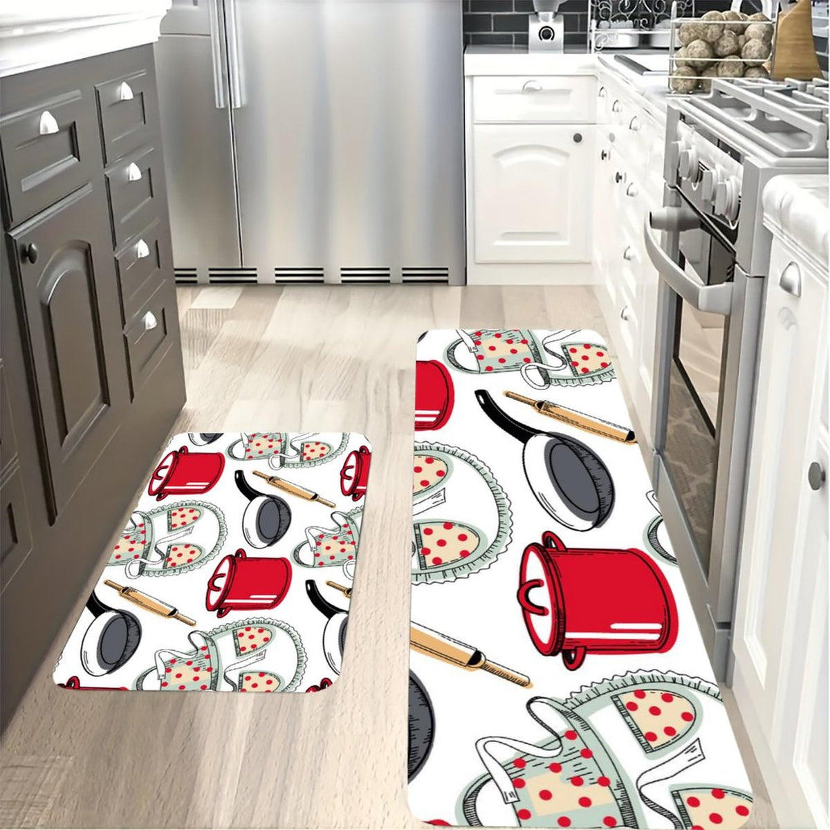 Kitchen 2-Piece Set(One-sided Printing)