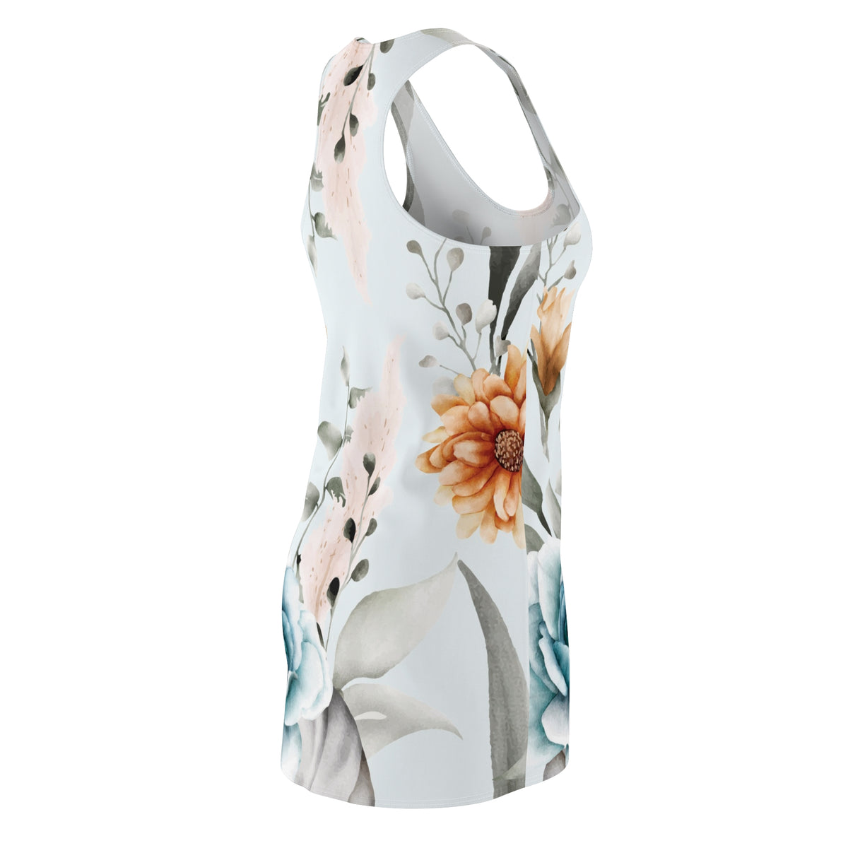 Floral Spring Watercolor Racerback Dress (Shop the Look) "Slides sold separately"