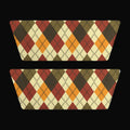 Men's Plaid Slide Sandals — Removable Strap (Matching the Men's Fitted Embroidered Jogger &amp; Top)