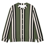 Men's Button Stripe Front Cardigan