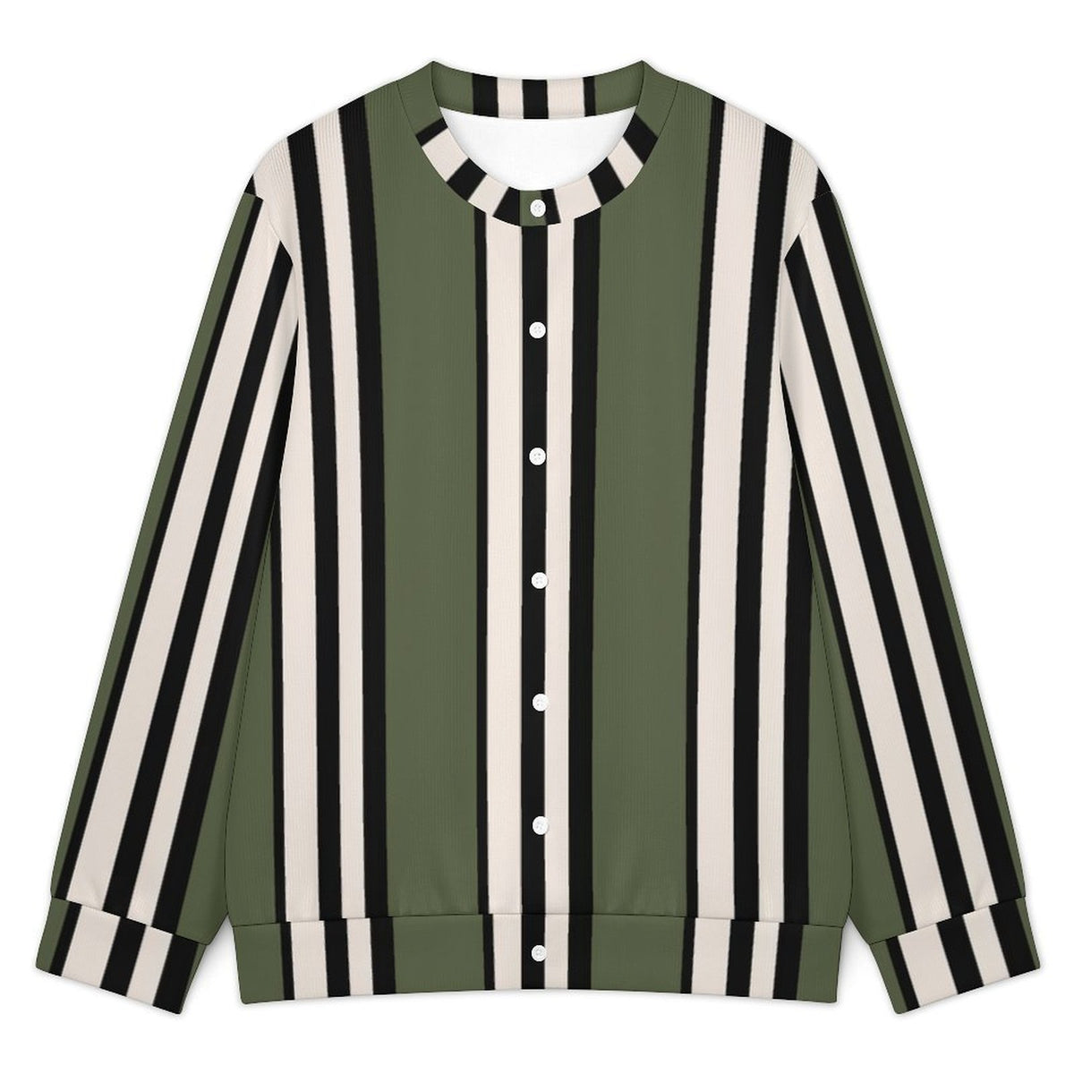 Men's Button Stripe Front Cardigan