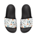 Floral Spring Watercolor Slide Sandals — Removable-Strip