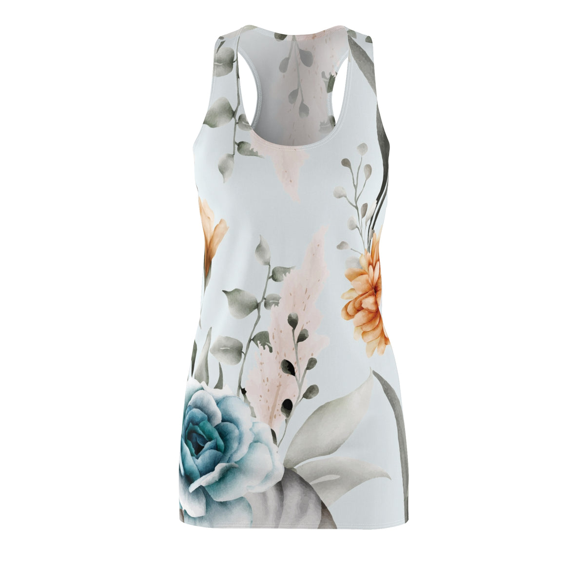 Floral Spring Watercolor Racerback Dress (Shop the Look) "Slides sold separately"