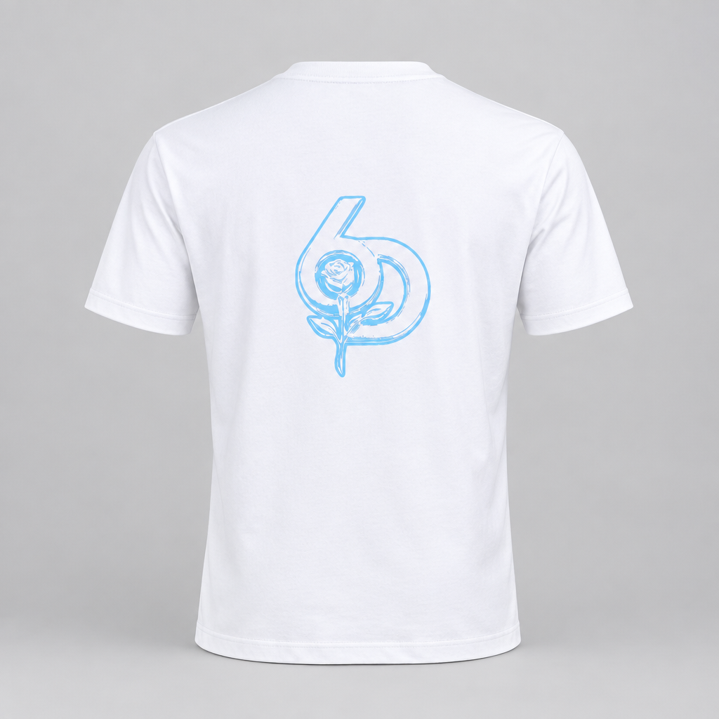 6deep.co Performance Logo Short Sleeve T-Shirt White