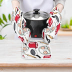 Oven Mitt & Pad Kitchen Set of 3