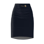 Navy Midnight Blue Pencil Skirt