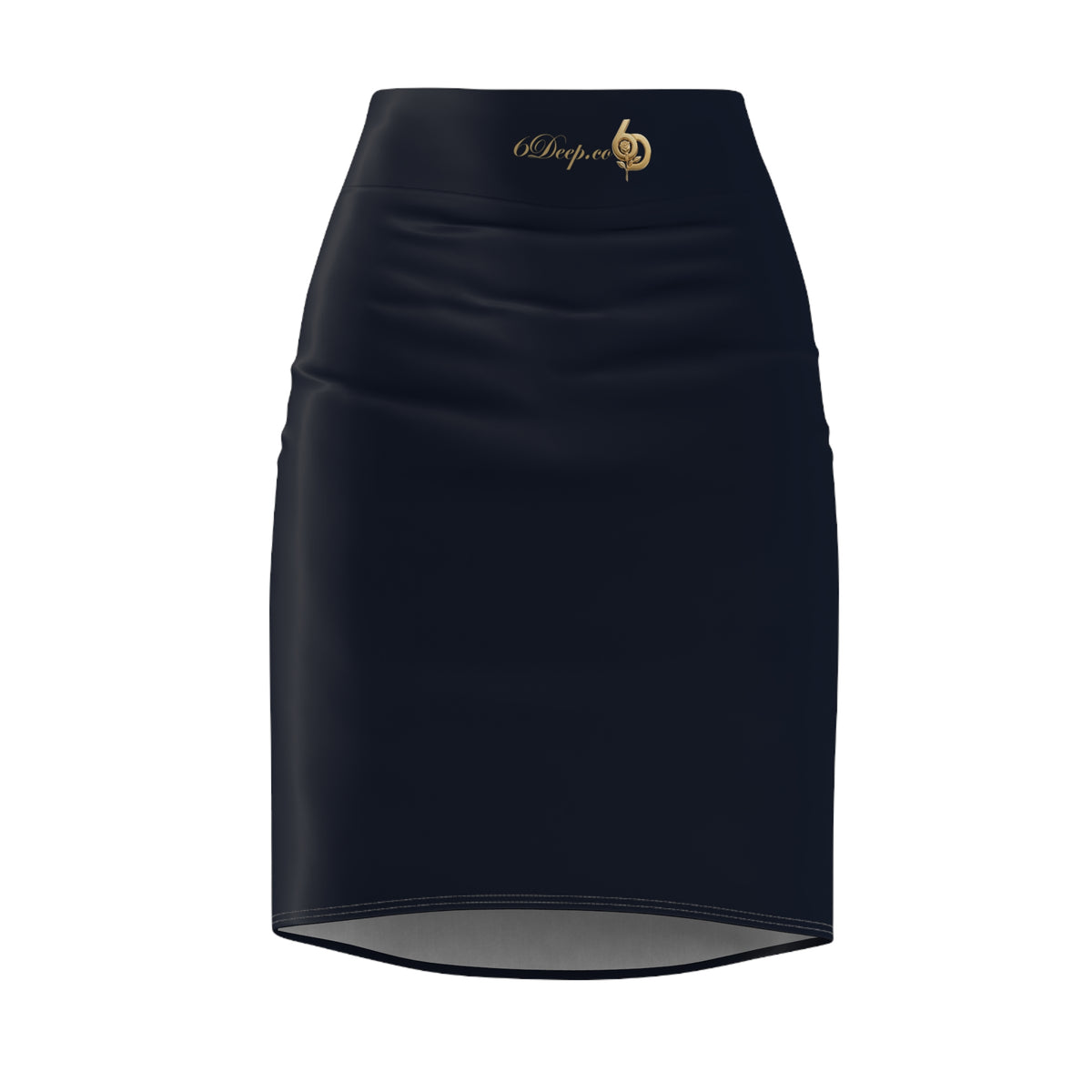 Navy Midnight Blue Pencil Skirt