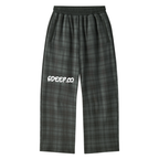 Men's 6deep Logo Plaid Straight Leg Pants (Shop The look Hoodie Sold Separately)