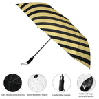 6deep Yellow & Black Automatic Umbrella