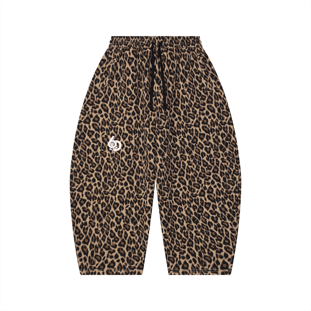 Certified Leopard Baddie Leopard Barrel Leg Sweatpants