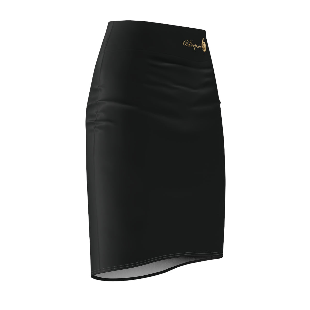 Midnight Black Pencil Skirt