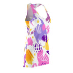 Abstract Pastel Brushstroke Racerback Summer Dress (Shop the Look) "Slides sold separately"