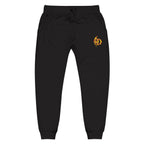 Men's Fitted Embroidered — Cozy Fall Fleece Sweatpants