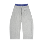 Gray 6deep Plaid Waistband Barrel Sweatpants  (Shop The look Hoodie Sold Separately)