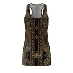 Boho Tribal Racerback Dress — Earthy Aztec (Shop the Look) "Slides sold separately"