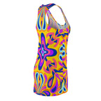 Psychedelic Floral Racerback Dress (Shop the Look) "Slides sold separately"
