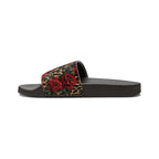 Women's Sexy Leopard & Rose Slide Sandals — Removable-Strap