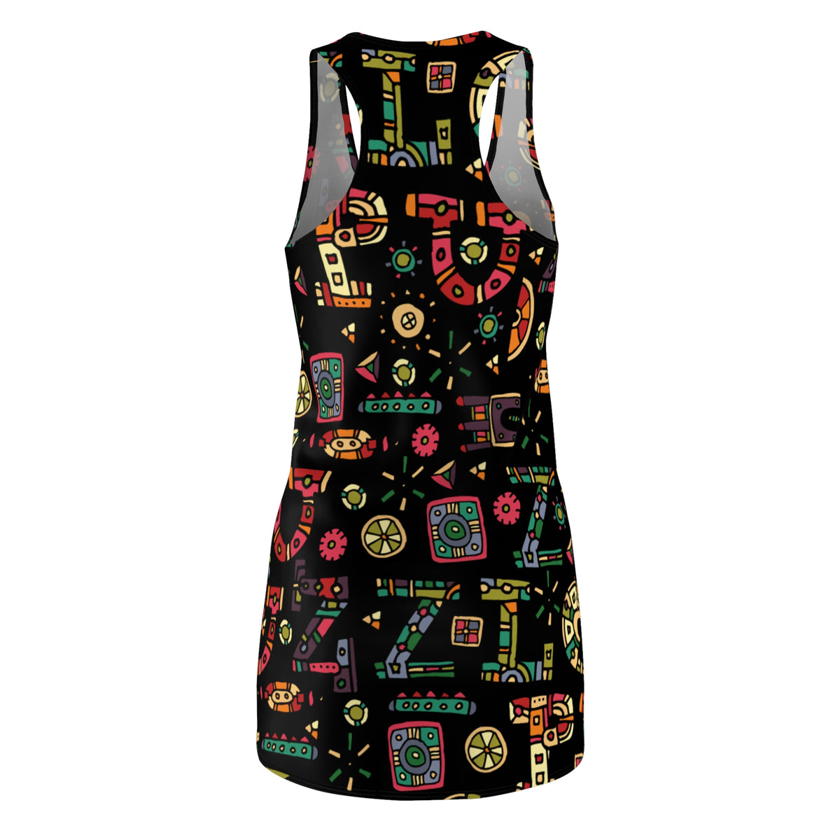 Boho Aztec Racerback Dress Tribal (Shop the Look) "Slides sold separately"
