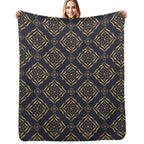 220gsm Sherpa Fleece Throw Blanket-50"×60"