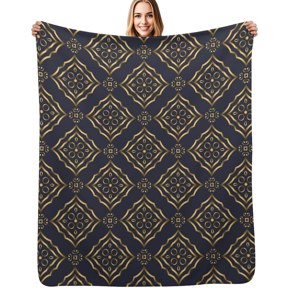 220gsm Sherpa Fleece Throw Blanket-50"×60"