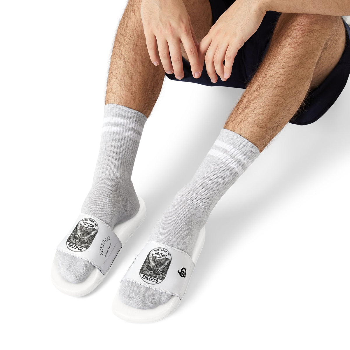 Men's 6 Deep From the Bottom-Up Slide Sandals — Remove Straps