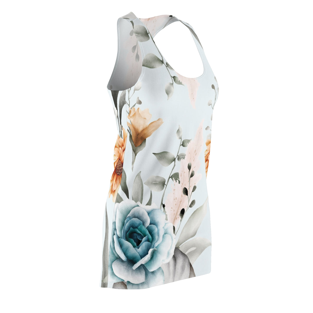 Floral Spring Watercolor Racerback Dress (Shop the Look) "Slides sold separately"