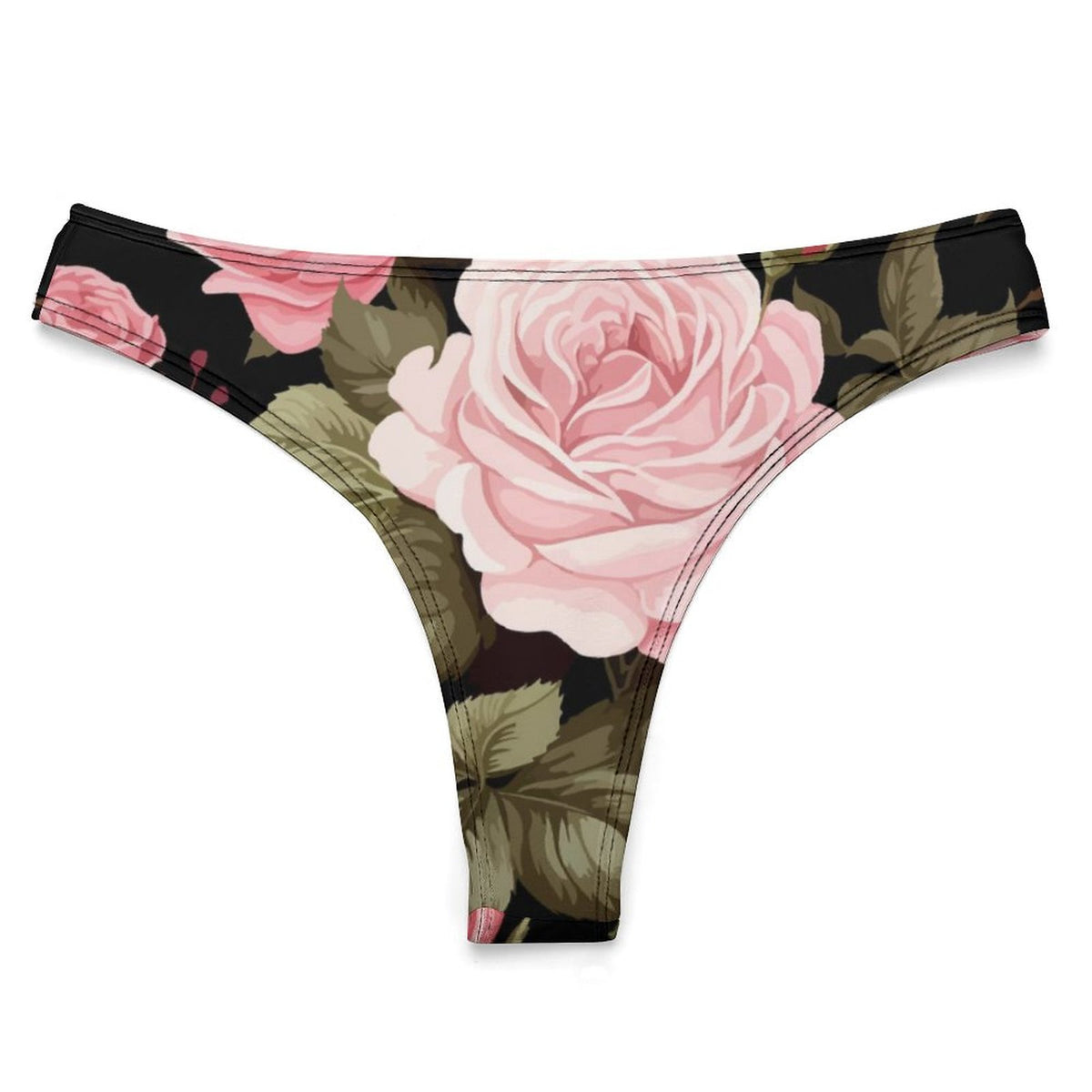 Pink Blush Rose Thong