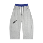 Gray 6deep Plaid Waistband Barrel Sweatpants  (Shop The look Hoodie Sold Separately)