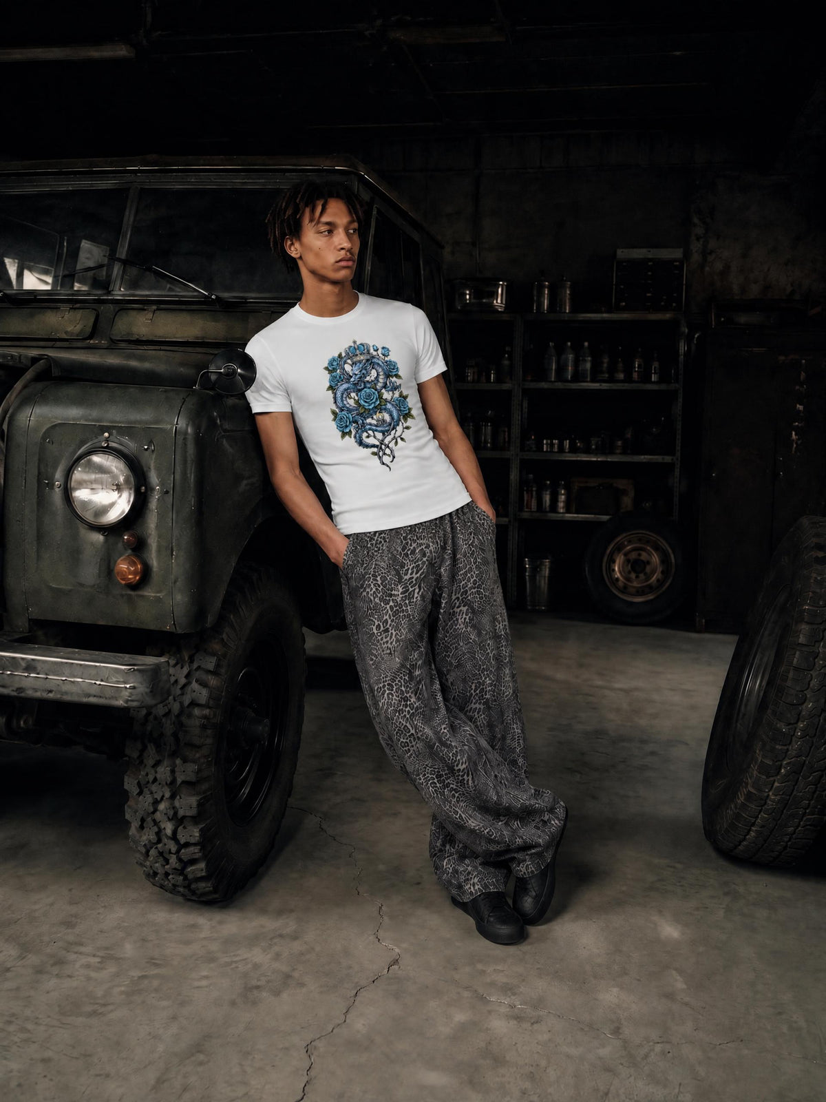 6deep.co Performance Logo Short Sleeve T-Shirt White