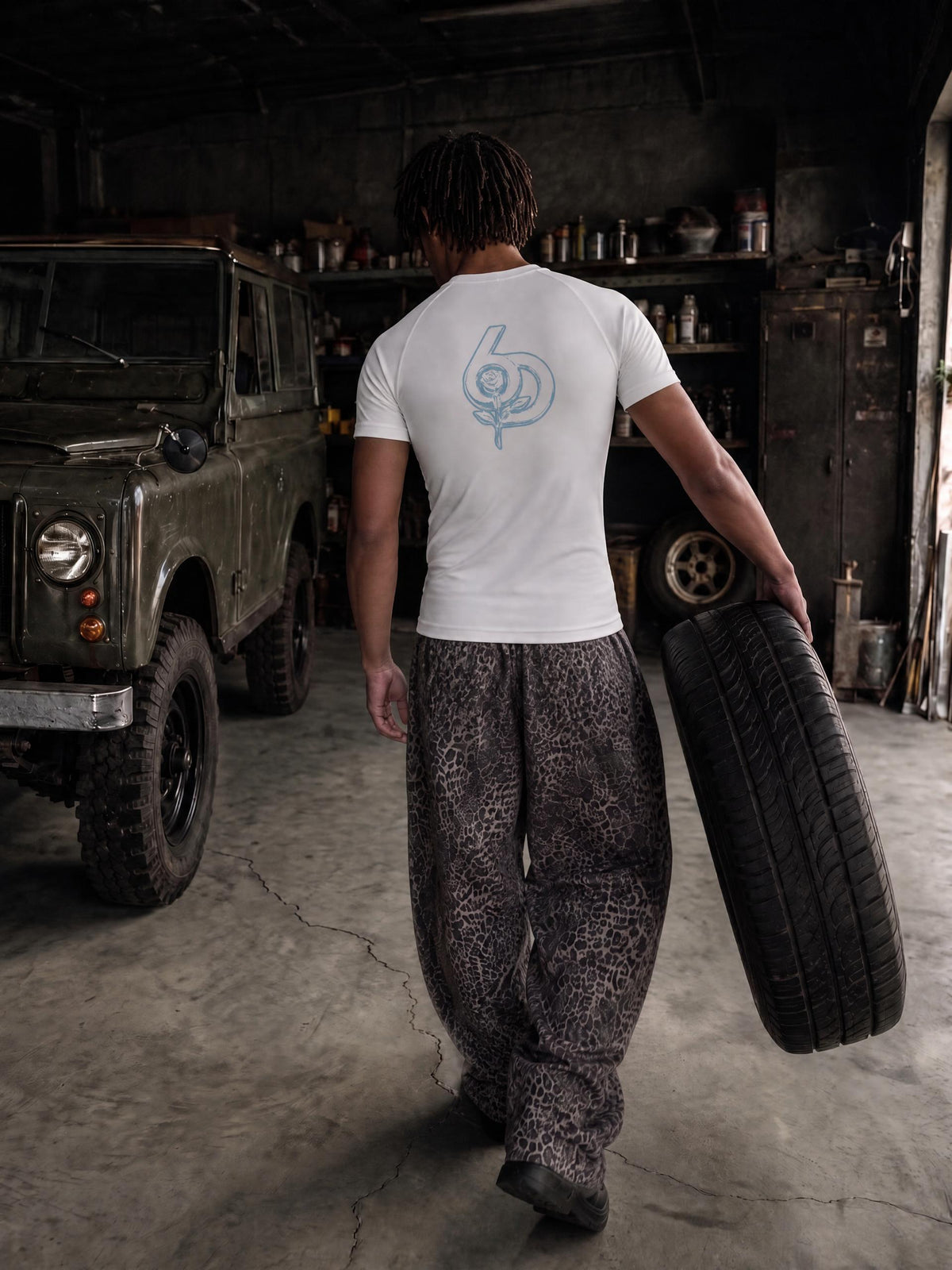 6deep.co Performance Logo Short Sleeve T-Shirt White