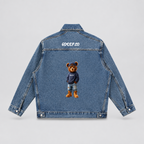 6deep Vintage Wash Zip Up Denim Jacket