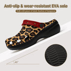 6 Design Women's High-heeled Clogs