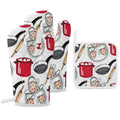 Oven Mitt & Pad Kitchen Set of 3