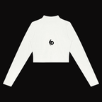 Women’s Crop Yoga Sports Jacket white
