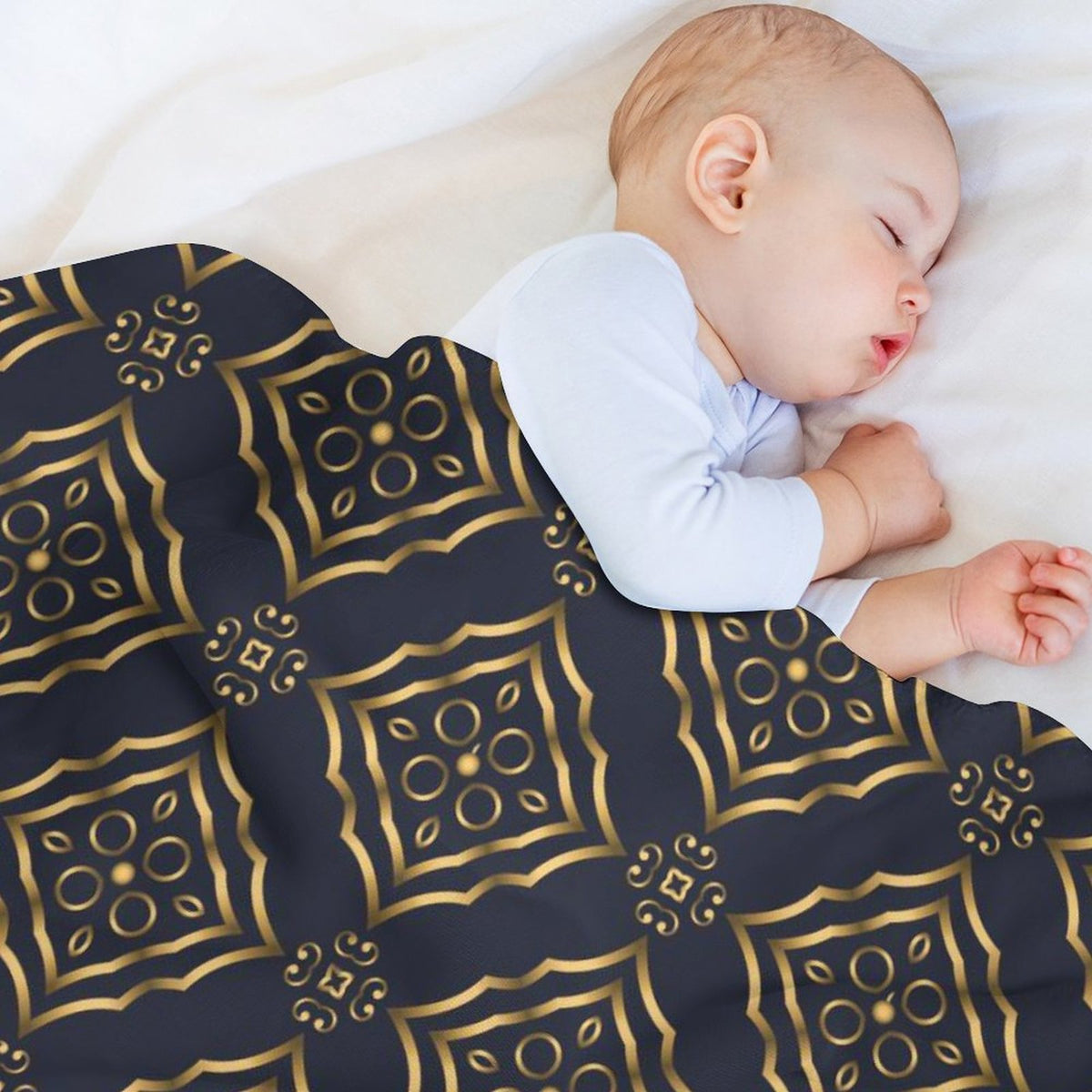 220gsm Sherpa Fleece Throw Blanket-50"×60"