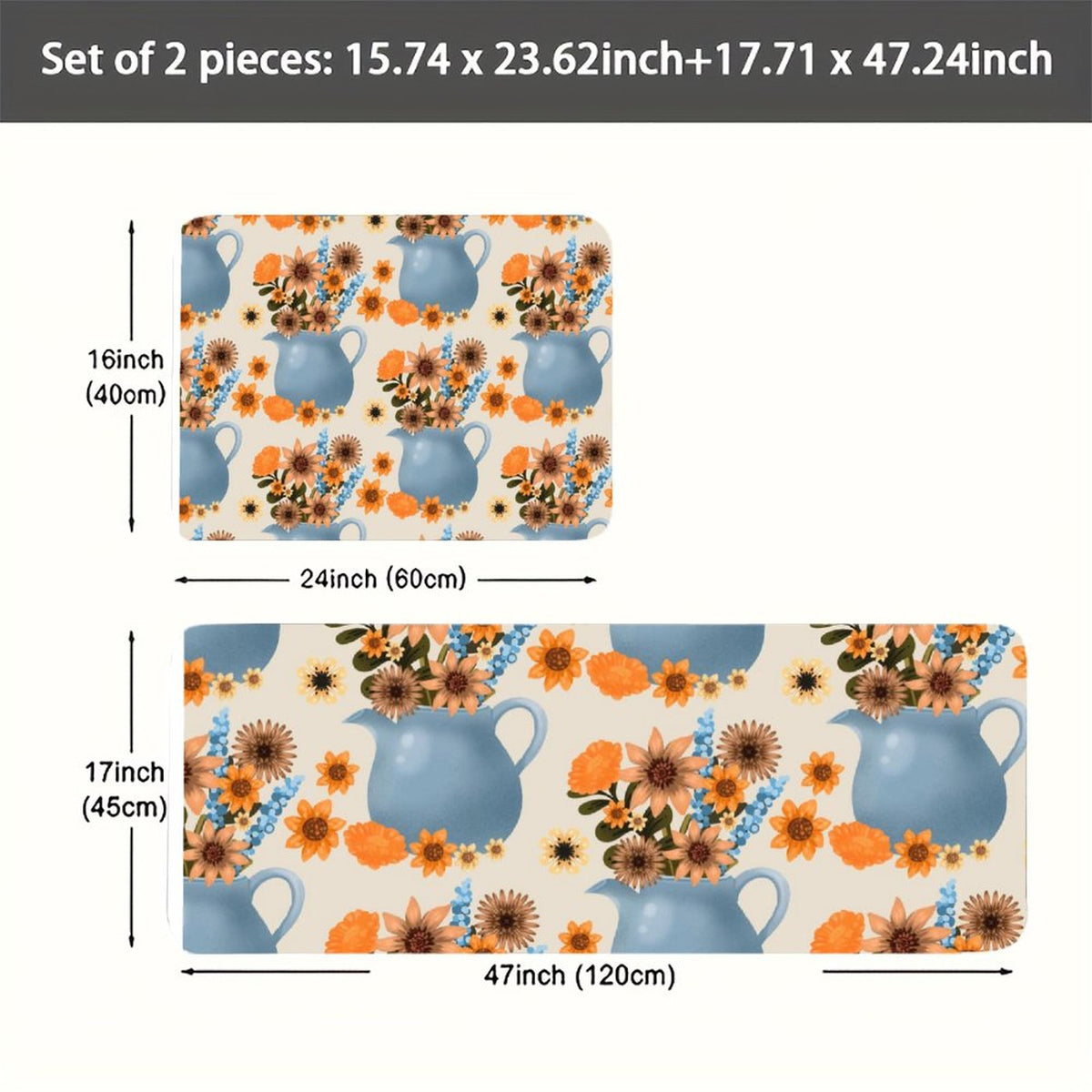 Kitchen 2-Piece Set(One-sided Printing)