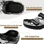 6Deep Arctic Ghost Camo High-heeled Clogs