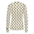 100gsm High Neck Mesh Top For Women(All-Over Printing) Bee