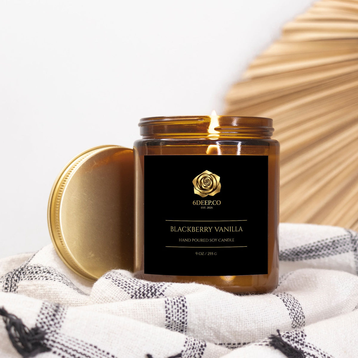 Blackberry Vanilla Luxury Scented Candle