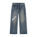 Men’s 6deep Dark wash Vintage Straight Leg Denim Jeans