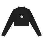 Women’s Crop Yoga Sports Jacket Black