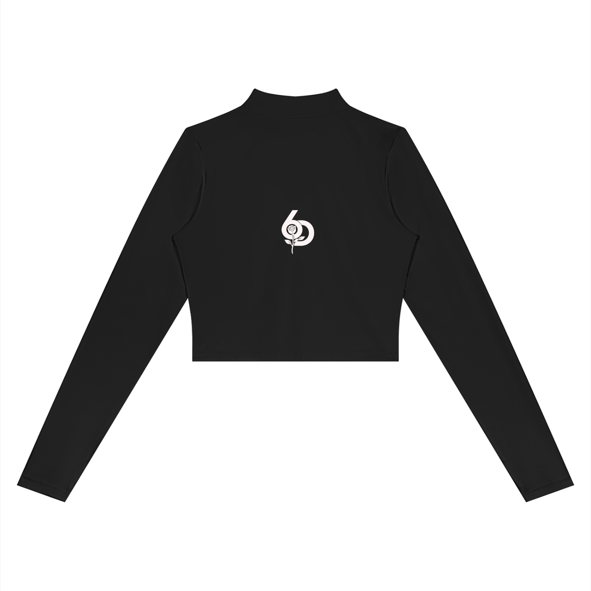 Women’s Crop Yoga Sports Jacket Black